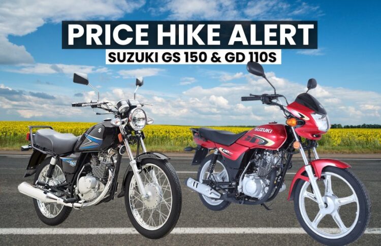 Suzuki Hikes Prices for Suzuki GD110S and GS150 Motorcycles