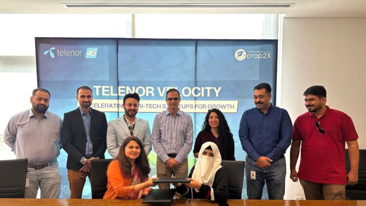 Telenor Pakistan Signs MoU with Crop2X