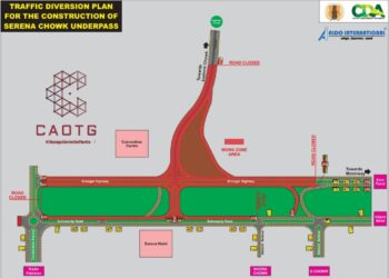 Traffic Diversion Plan for Serena Chowk Underpass Islamabad: ITP