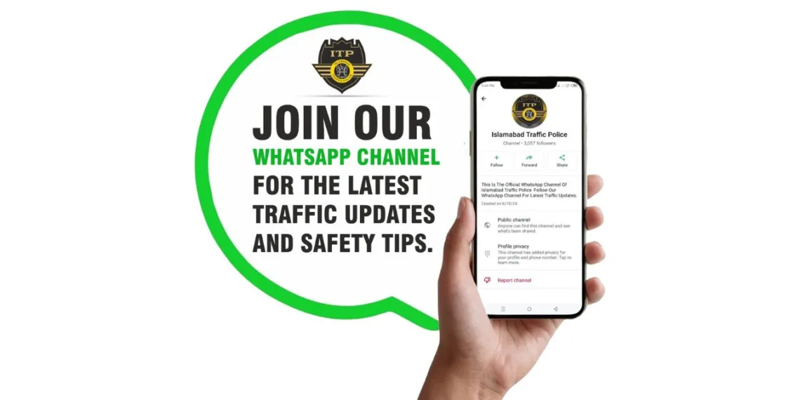 Islamabad Traffic Police Launches WhatsApp Channel for Traffic Updates