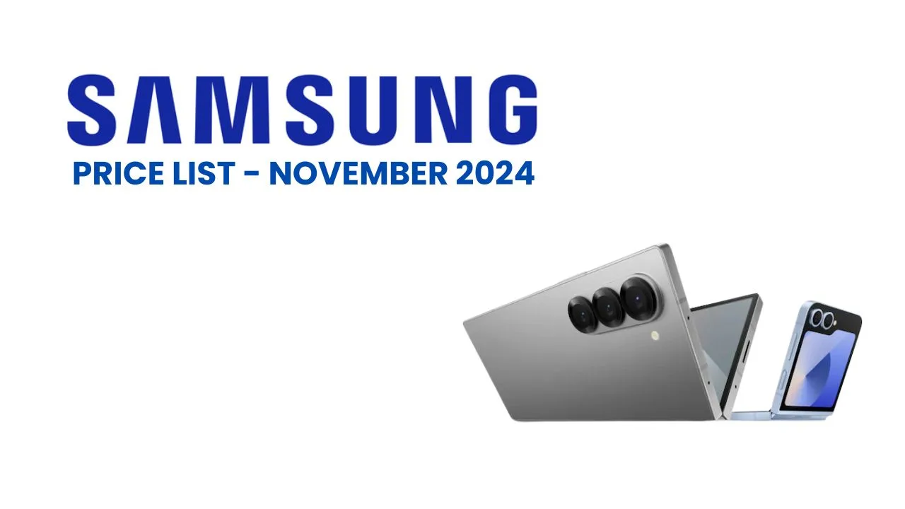 Samsung Smartphones Prices in Pakistan - November 2024