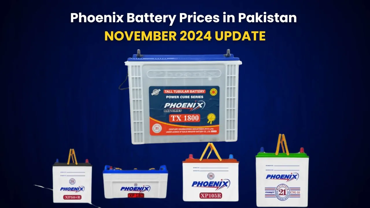 Phoenix Battery Prices in Pakistan November 2024