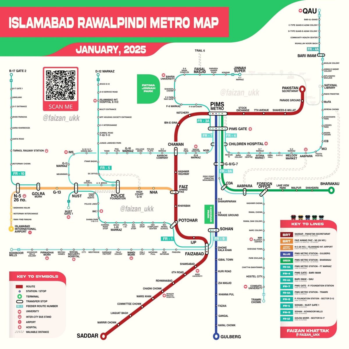 Metro Bus Routes 2025