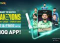 Watch ICC Champions Trophy 2025 Free on PTCL SHOQ