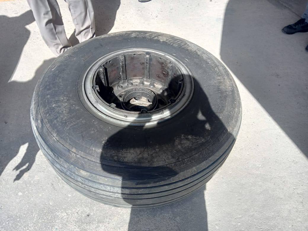 Missing Wheel of PIA Airbus A320 Found at Karachi Airport