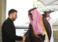 President Zelensky Arrives in Jeddah for Official Visit