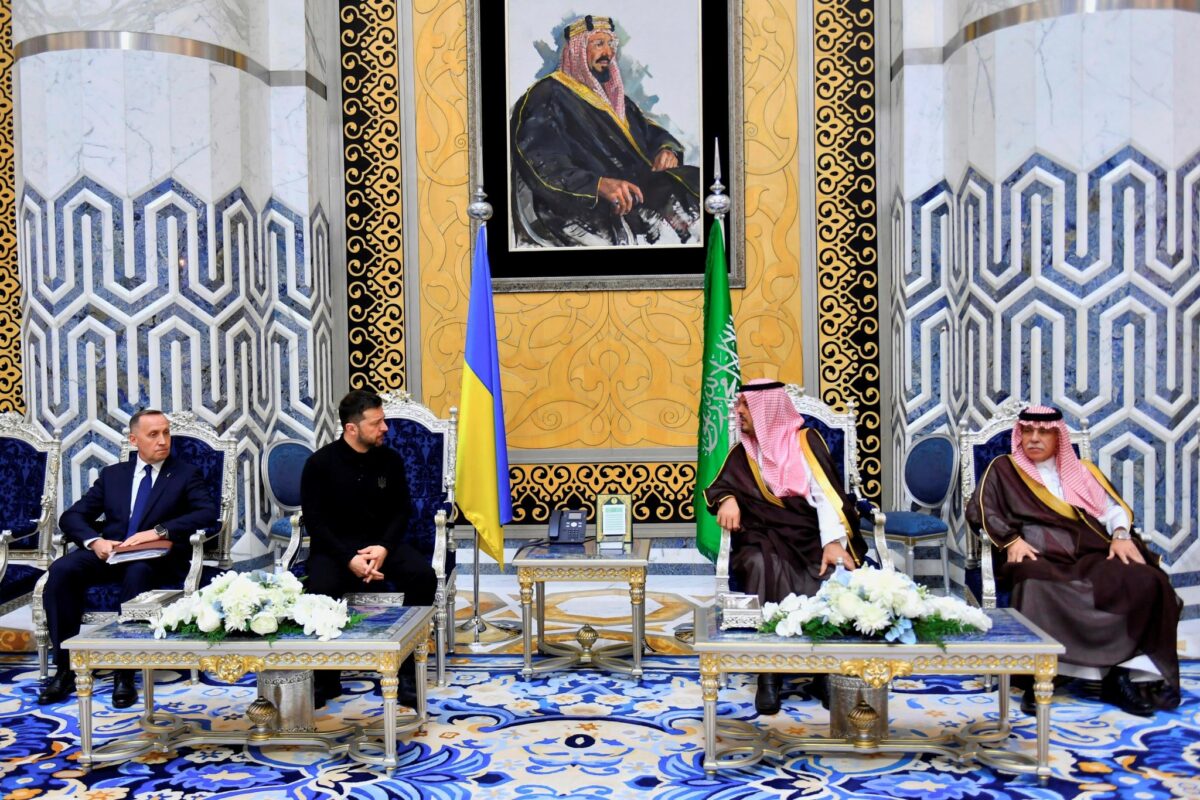 President Zelensky Arrives in Jeddah for Official Visit