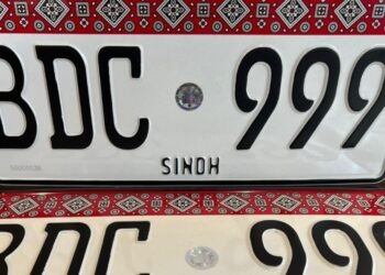 Order the New Sindh Ajrak Design Number Plates via GoS app